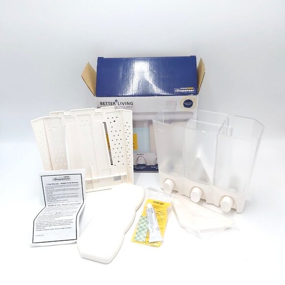 Better Living Clear Choice Shower Dispenser Organizer Shampoo Conditioner Soap - Picture 2 of 15